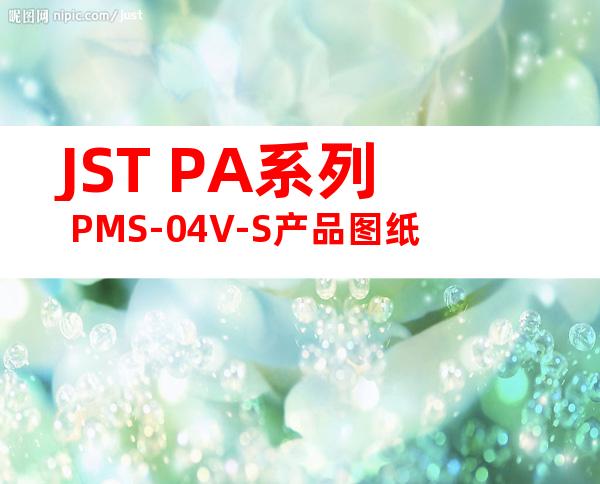 JST PA系列 PMS-04V-S产品图纸